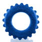Plushy Single Ring - Blue Fire