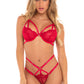Alix Bra Set - Red - S/m