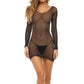 Mini Dress - One Size - Black