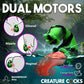 Tongue Lasher Silicone Vibrator - Green