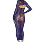 Bodystocking Gown and Shrug Dmnd - One Size - Eclipse
