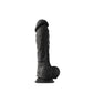 Coloursoft 8" Soft Dildo - Black