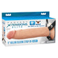 Fantasy X-Tensions Elite 9" Silicone Hollow Strap on - Light