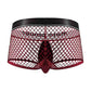 Cock Pit Net Mini Cock Ring Short - Medium -  Burgundy