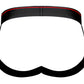 Retro Sport Panel Jock - S/ M - Black/ Red