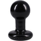 Round Butt Plug Small - Black