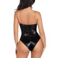 Sequin Bodysuit - Large - Black