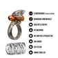 Stay Hard Vibrating Cock Ring Set With Sleeve Textured Sheath
