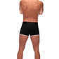 Retro Sport Panel Short- X-Large - Black/ Red