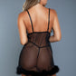 Farrah Babydoll - Small/ Medium - Black