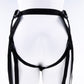 Hidden Pocket Strap on With Remote Control Vibrator - Black