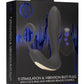 E-Stimulation and Vibration Butt Plug With Cock Ring and Wireless Remote Control - Black