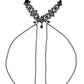 Lace Collar With Nipple Ties