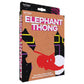 Elephant Thong - Red - One Size