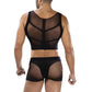 Fishnet Armor 2 Piece Set - Os - Black