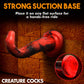 King Cobra King Cobra Silicone Dildo - Red