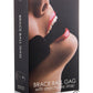 Brace Ball Gag W / Stretchable Strap - Black