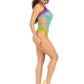 Ombre Halter Bodysuit - One Size - Ocean