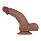 Flexskin Poseable Dildo - 7.75 Inch - Dark