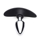 Dark Invader Metal and Silicone Anal Plug - Small
