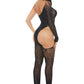 Star Sign Bodystocking Black - Os