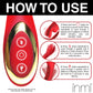 Rabbit Flick Flicking Silicone Rabbit Vibrator - Red