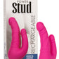 Rechargeable Power Stud Over and Under - Pink
