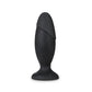 Anal Adventures - Platinum - Silicone Rocket Plug - Black