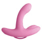 Threesome Rock n' Grind Silicone Vibrator - Pink