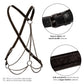 Euphoria Collection Plus Size Multi Chain Harness - Black