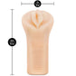 Enlust Emma Male Masturbator With Bullet Vibrator - Beige