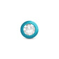 Eluxe Vibrating Clr Gem Bluombre Plug Md With Remote