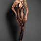 Make Your Move Footless Open Crotch Bodystocking - Os - Black