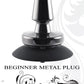 Beginner Metal Plug - Black Chrome
