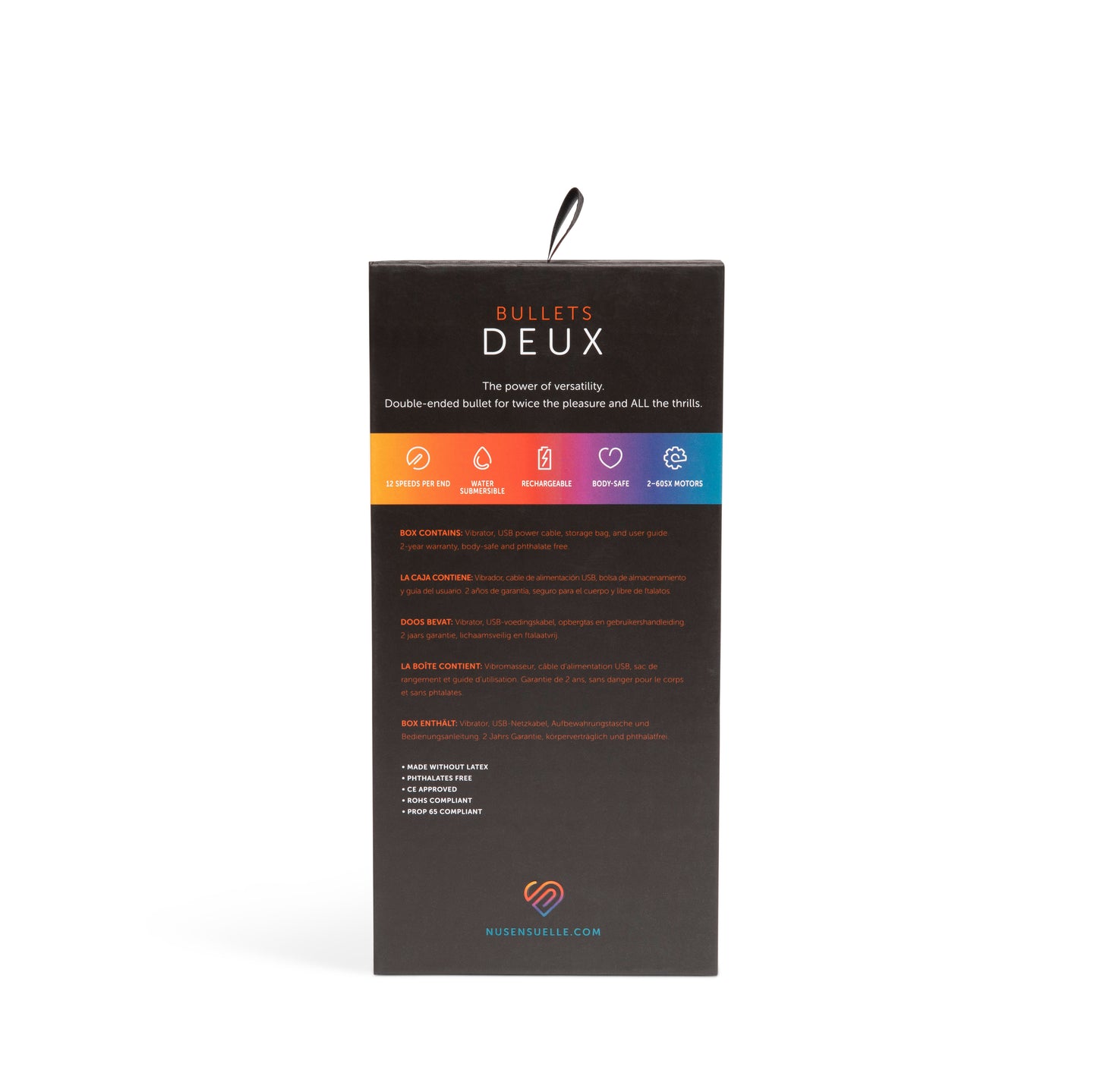 Sensuelle Double Ended Deux Bullet - Coral