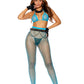 Diamond Net Bra Top and Matching Leggings