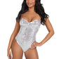 Sequin Bodysuit - Small - Silver