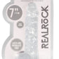 7 Inch Realistic Dildo With Balls - Translucent