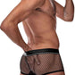 Cock Pit Net Mini Cock Ring Short - Medium Black