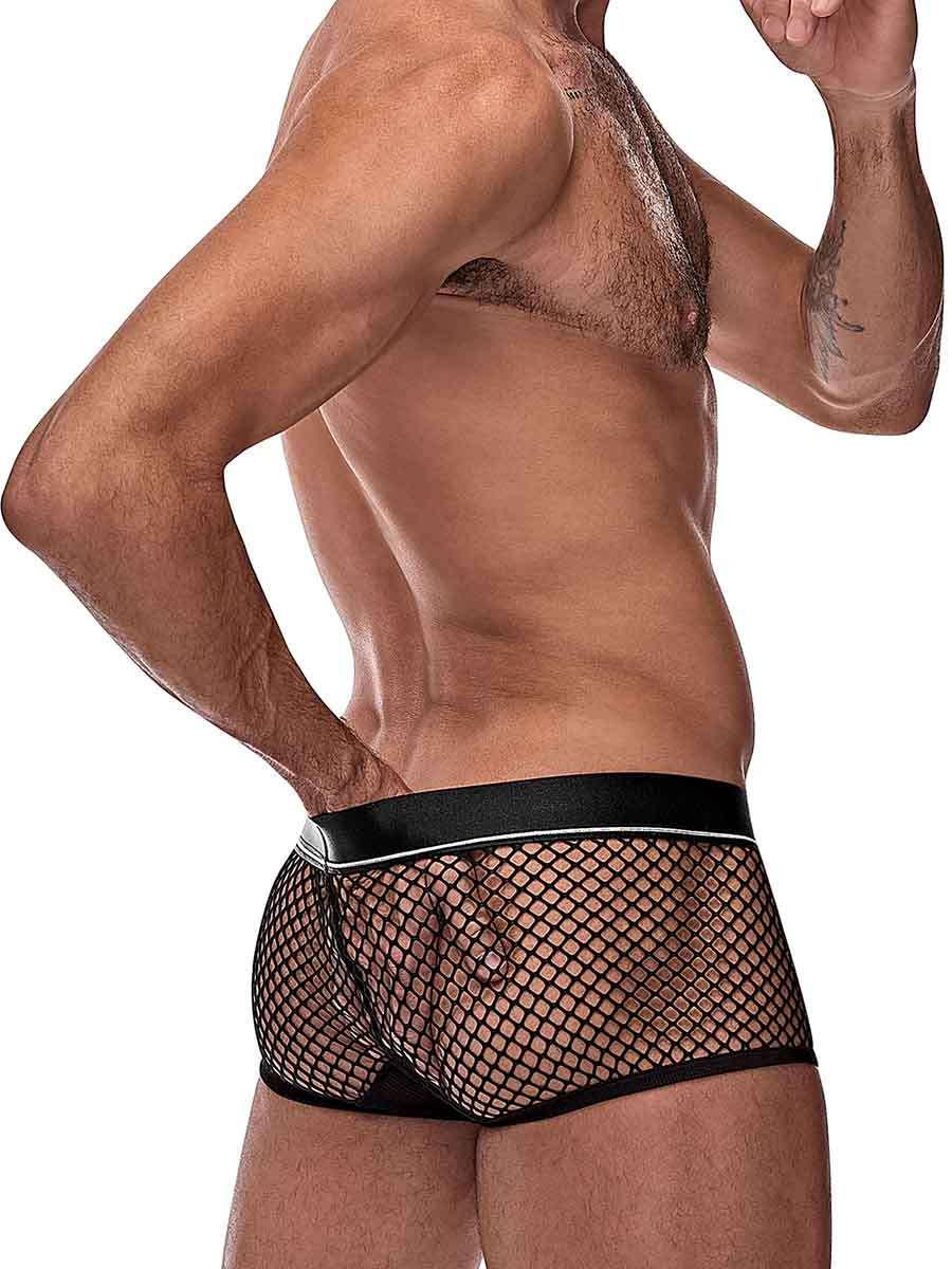 Cock Pit Net Mini Cock Ring Short - Medium Black