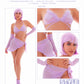 Feeling Fuzzy 5pc Set - Medium/large Lilac