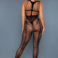 The Total Babe Bodystocking - One Size - Black