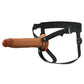 Fantasy X-Tensions Elite 9" Silicone Hollow Strap on - Brown