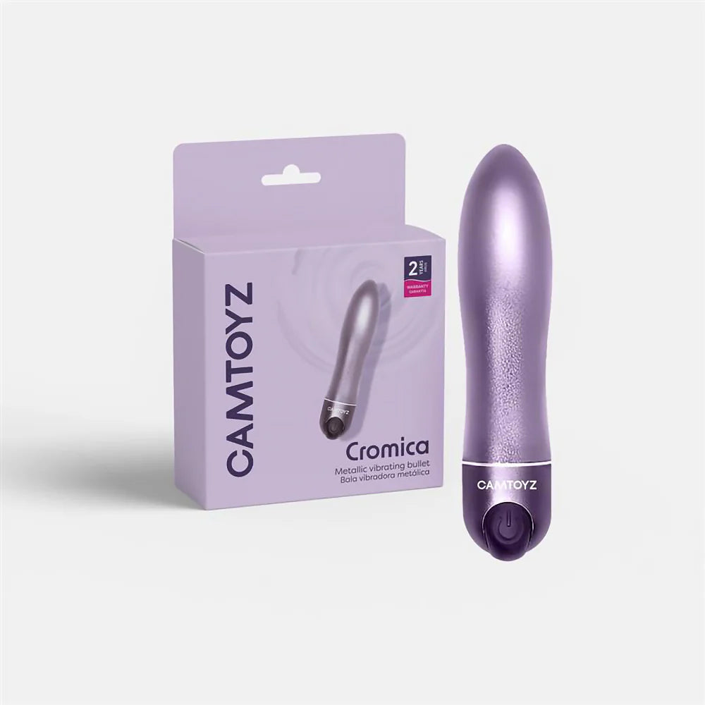 Cromica Camtoyz Metallic Vibrating Bullet - Purple