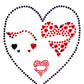 Queen Adhesive Face Jewels Sticker