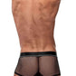 Cock Pit Net Mini Cock Ring Short - Medium Black