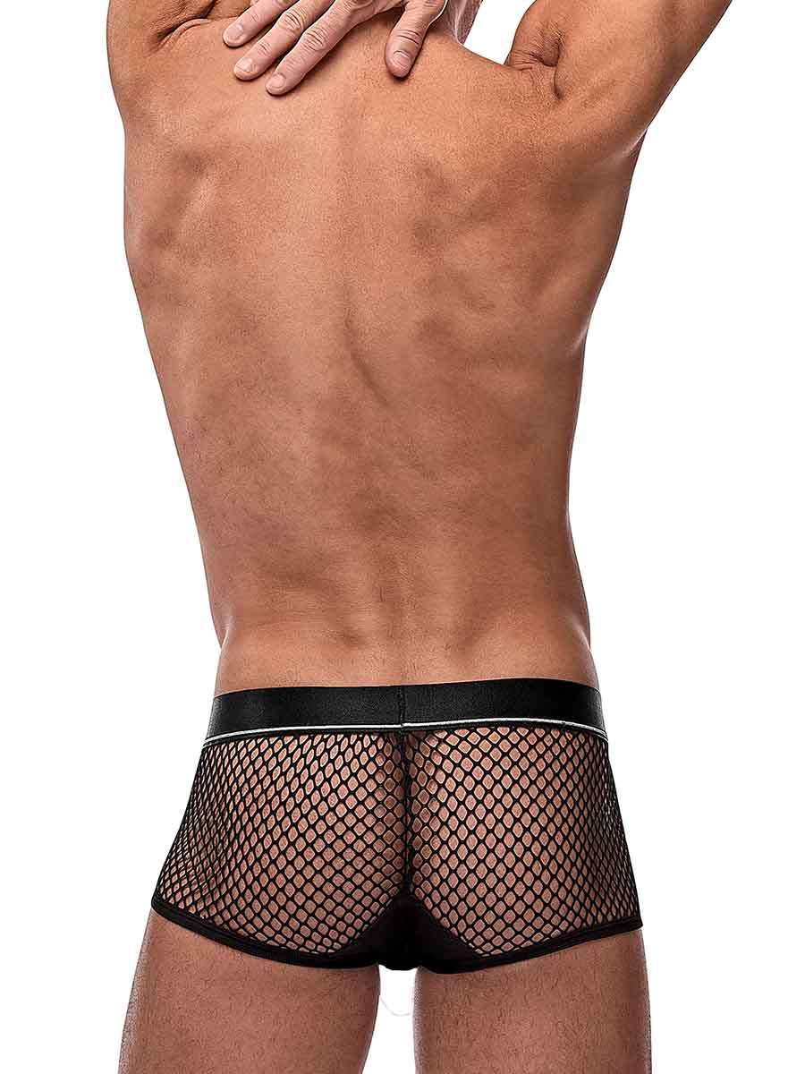 Cock Pit Net Mini Cock Ring Short - Medium Black