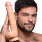 Long Logan 10 Inch Dildo With Balls - Light