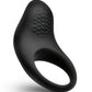 Vibrating Silicone Cock Ring - Black