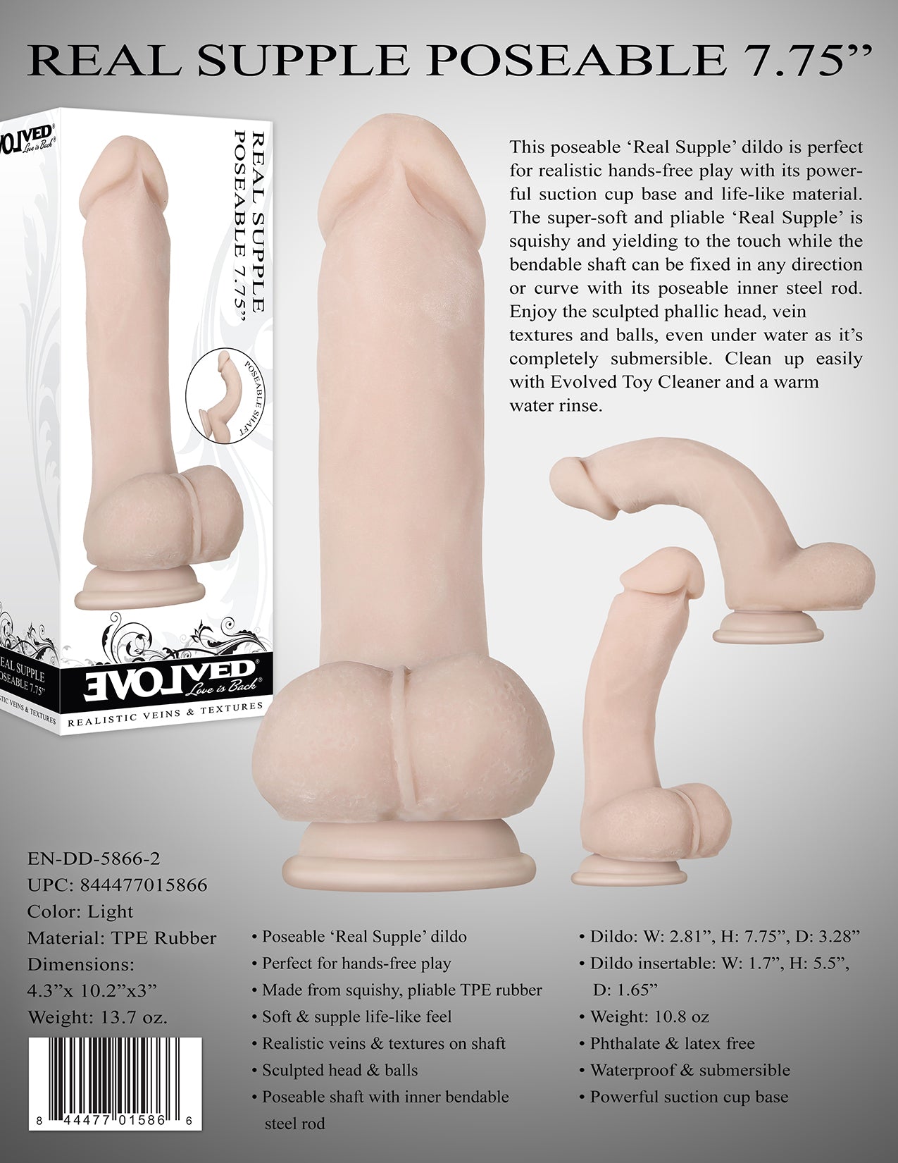 Real Supple Poseable 7.75 Inch